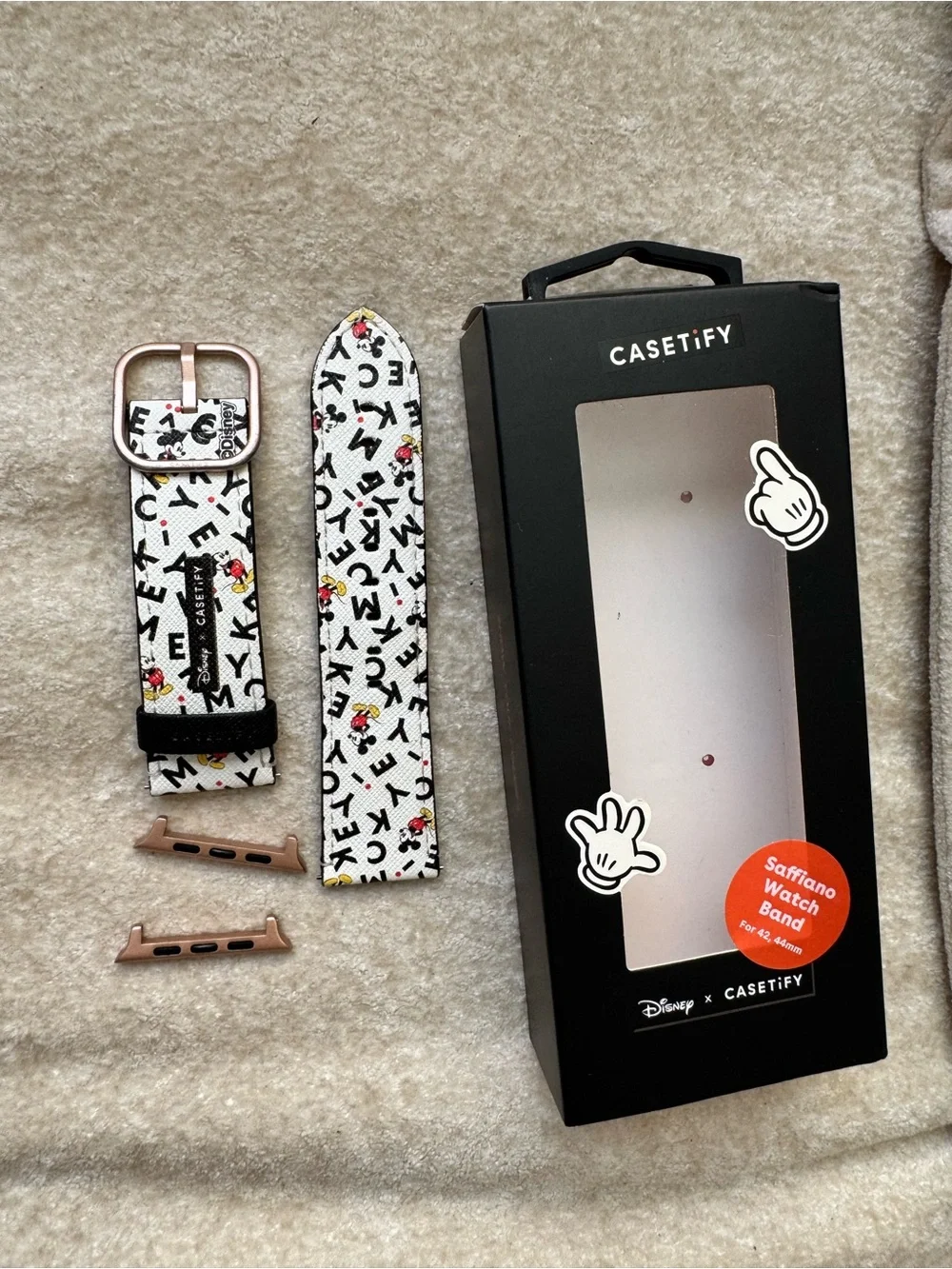Lot of 3 CASETiFY Disney Apple Watch Bands